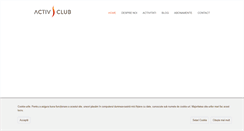 Desktop Screenshot of activclub.ro