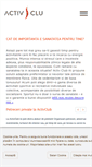 Mobile Screenshot of activclub.ro