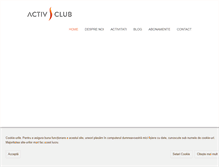 Tablet Screenshot of activclub.ro